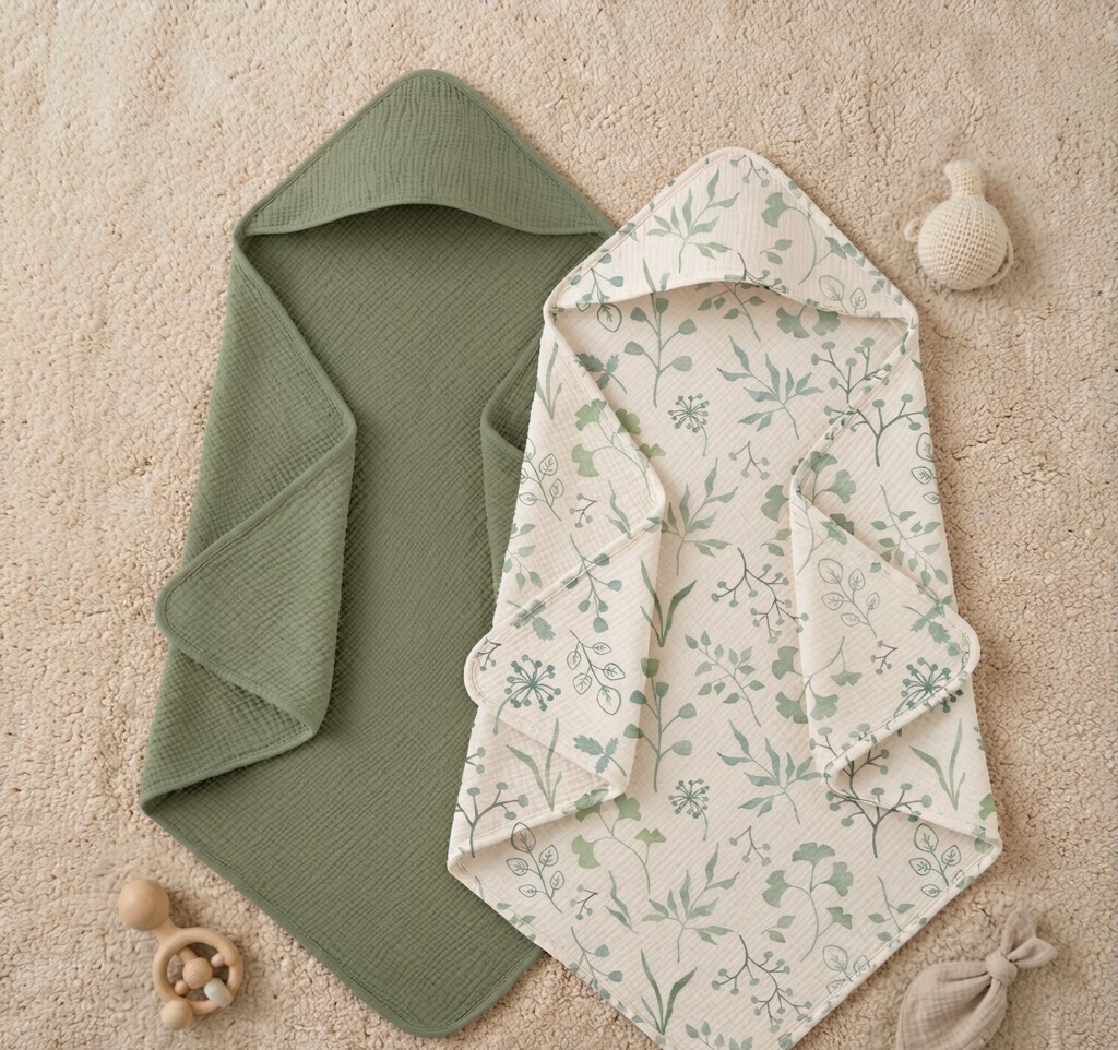 Hooded baby towels